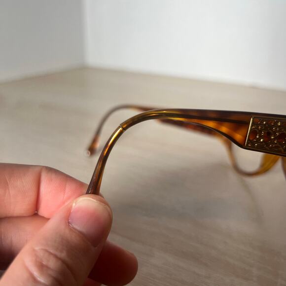 Vintage Christian Dior 2765 10 Sunglasses Brown Gold 59-14 main image 5